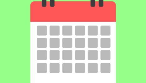 Grafika przedstawia ikonę kalendarza