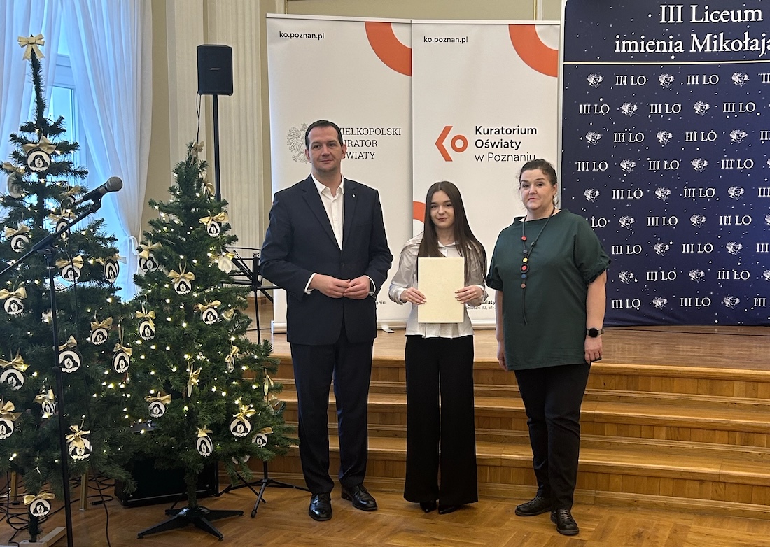 Stypendium Prezesa Rady Ministrów dla Klaudii Mielcarek